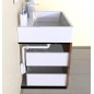 Bruckner Accessoires - Siphon d'évier gain de place Murales, 1 1/4, bonde 32 mm, blanc 151.032.0