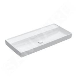 Villeroy & Boch Collaro - Meuble lavabo 1000x470 mm, sans trop-plein, sans trou de robinetterie, CeramicPlus, blanc alpin