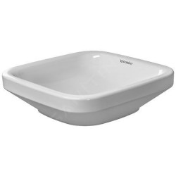 Duravit DuraStyle - Vasque, 430x430 mm, avec WonderGliss, blanc 03494300001