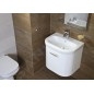 Jika Deep - Lavabo, 500 x 410 mm, un trou pour robinetterie, blanc H8126110001041