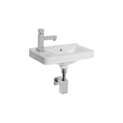 Jika Cubito - Lave-mains 450x250 mm, avec trop-plein, avec trou pour robinetterie, blanc H8114230001051