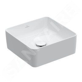 Villeroy & Boch Collaro - Vasque, 380x380 mm, CeramicPlus, blanc alpin 4A2138R1
