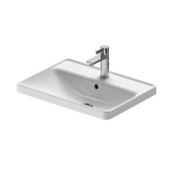 Duravit D-Neo - Vasque à encastrer 600x440 mm, 1 trou pour robinetterie, blanc 0357600027