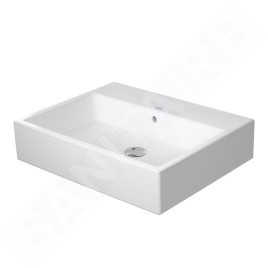 Duravit Vero Air - Meuble lavabo 600x470 mm, avec trop-plein, sans trou de robinetterie, blanc 2350600028