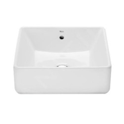 Roca The Gap - Vasque 390x370 mm, avec trop-plein, sans trou pour robinetterie, blanc A3270ML000