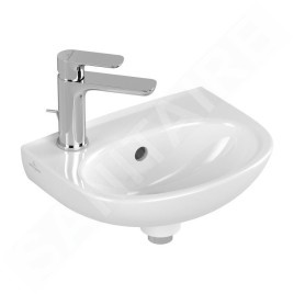 Villeroy & Boch O.novo - Lave-mains 36x28cm mm, avec trop-plein, avec trou pour robinetterie, blanc alpin 43403L01