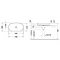 Duravit Luv - Vasque, 700x400 mm, sans trop-plein, WonderGliss, blanc 03797000001