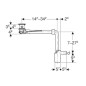 Geberit Accessoires - Siphon gain de place,  pour les lavabos avec trop-plein, bonde avec tirette, chrome 152.072.21.1