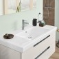 Villeroy & Boch Subway 2.0 - Meuble lavabo 1000x470 mm, avec trop-plein, trou de robinetterie, blanc alpin 7175A001