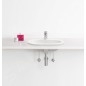 Villeroy & Boch O.novo - Vasque encastrée 560x405 mm, sans trop-plein, avec trou de robinetterie, CeramicPlus, blanc alpin