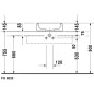 Duravit Starck 1 - Vasque sans trou sans trop-plein, rectifiée, diamètre 460 mm, blanc - vasque 0445460000
