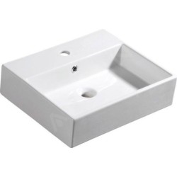 Sapho Isvea Purity - Lavabo céramique 500 x 420 mm, blanc 10PL50050