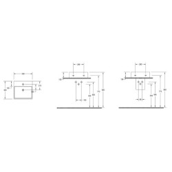 Sapho Isvea Purity - Lavabo céramique 500 x 420 mm, blanc 10PL50050