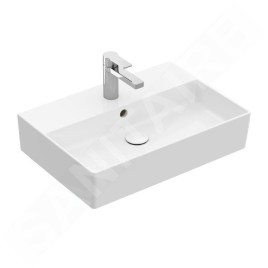 Villeroy & Boch Memento 2.0 - Meuble lavabo 600x420 mm, avec trop-plein, trou de robinetterie, CeramicPlus, blanc alpin 4A226GR1