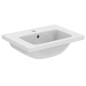 Ideal Standard i.Life S - Meuble-lavabo 510x385x180 mm, avec trop-plein, trou pour robinetterie, blanc T459101
