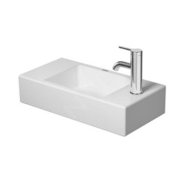 Duravit Vero Air - Lave-mains 500x250 mm, sans trop-plein, trou pour robinetterie à droite, blanc 0724500008