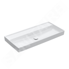 Villeroy & Boch Collaro - Meuble lavabo 1000x470 mm, sans trop-plein, sans trou de robinetterie, CeramicPlus, Stone White