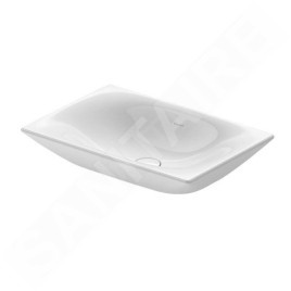 Duravit Viu - Vasque 600x415 mm, avec WonderGliss, blanc alpin 23586000001