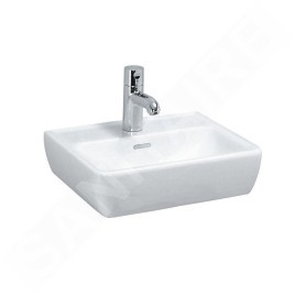 Laufen Pro - Lave-mains 450x340 mm, sans trou pour robinetterie, blanc H8119510001091
