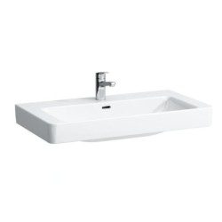 Laufen Pro S - Lavabo, 850x460 mm, 3 trous pour robinetterie, avec LCC, blanc H8139654001081
