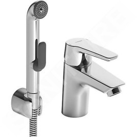 Hansa Polo - Mitigeur de lavabo avec fonction douche, chrome 51462293