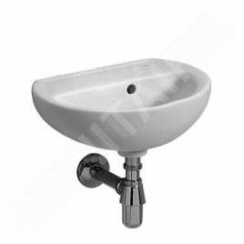 Kolo Rekord - Lavabo, 400x330 mm, sans trou pour robinet, blanc K92040000