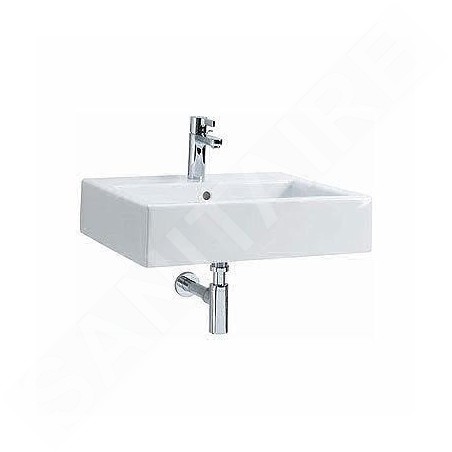 Kolo Twins - Lavabo, 500x460 mm, 1 point d'amorçage, blanc L51150000