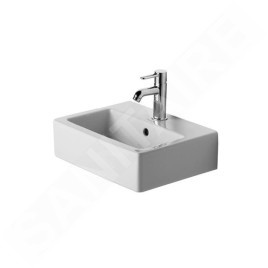 Duravit Vero - Meuble lave-mains 450x350 mm, avec un trou pour robinetterie, blanc alpin 0704450027