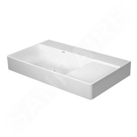 Duravit DuraSquare - Meuble-lavabo 800x470 mm, gauche, DuraCeram, blanc alpin 2348800079