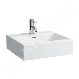 Laufen Living - Lavabo à poser 600x460 mm, avec 3 trou de robinetterie, blanc H8174330001081