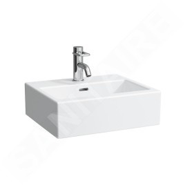 Laufen Living - Lave-mains 450x380 mm, avec 1 trou pour robinetterie, blanc H8154320001041
