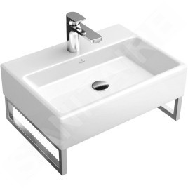 Villeroy & Boch Memento - Porte-serviettes pour lavabo, 370x140 mm, acier noble 874937D7