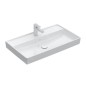 Villeroy & Boch Collaro - Meuble lavabo 800x470 mm, sans trop-plein, trou de robinetterie, CeramicPlus, blanc alpin 4A3381R1
