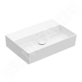 Villeroy & Boch Memento 2.0 - Lavabo 500x420 mm, sans trop-plein, sans trou de robinetterie, CeramicPlus, blanc alpin 4A2253R1