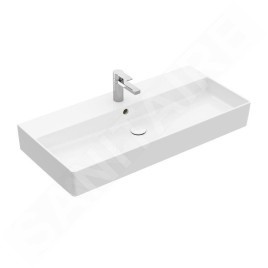 Villeroy & Boch Memento 2.0 - Meuble lavabo 1000x470 mm, avec trop-plein, trou de robinetterie, blanc alpin 4A221G01