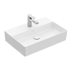 Villeroy & Boch Memento 2.0 - Meuble lavabo 600x420 mm, sans trop-plein, trou de robinetterie, CeramicPlus, blanc alpin 4A226LR1