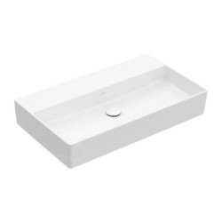 Villeroy & Boch Memento 2.0 - Meuble lavabo 800x470 mm, sans trop-plein, sans trou de robinetterie, blanc alpin 4A228F01