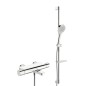 Hansa Optima - Set de douche avec thermostat de baignoire, 3 jets, chrome 48372331