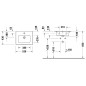 Duravit ME by Starck - Meuble-lavabo 530x430 mm, blanc mat 2336533260