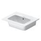 Duravit ME by Starck - Meuble-lavabo 530x430 mm, WonderGliss, blanc 23365300601