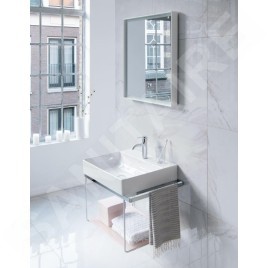 Duravit DuraSquare - Meuble-lavabo Compact 500x400 mm, DuraCeram, blanc 2356500070