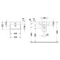 Duravit ME by Starck - Lave-mains 450x320 mm, blanc mat 0719453210