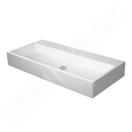 Duravit Vero Air - Meuble-lavabo 1000x470 mm, sans trop-plein, sans trou pour robinetterie, blanc 2350100079
