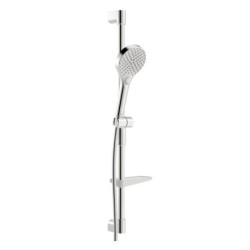 Hansa Viva - Set de pommeau de douche, barre et flexible, 3 jets, chrome 441602100009