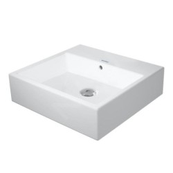 Duravit Vero Air - Meuble lavabo 500x470 mm, avec trop-plein, sans trou pour robinetterie, WonderGliss, blanc 2350500028