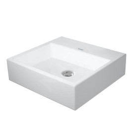 Duravit Vero Air - Lavabo 500x470 mm, sans trop-plein, sans trou de robinetterie, blanc 2350500070