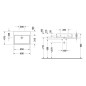Duravit Vero Air - Meuble lavabo 600x470 mm, avec trop-plein, sans trou de robinetterie, WonderGliss, blanc 23506000281