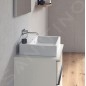 Duravit Vero Air - Meuble lavabo 600x470 mm, avec trop-plein, sans trou de robinetterie, WonderGliss, blanc 23506000281