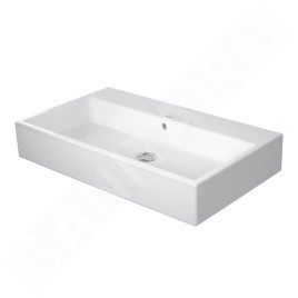 Duravit Vero Air - Meuble lavabo 800x470 mm, avec trop-plein, sans trou de robinetterie, blanc 2350800028