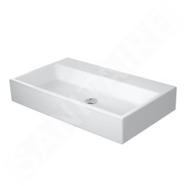 Duravit Vero Air - Meuble lavabo 800x470 mm, sans trop-plein, sans trou de robinetterie, blanc 2350800079